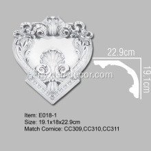 Mkati mwa Crown Corner Blocks for Polyurethane Moldings